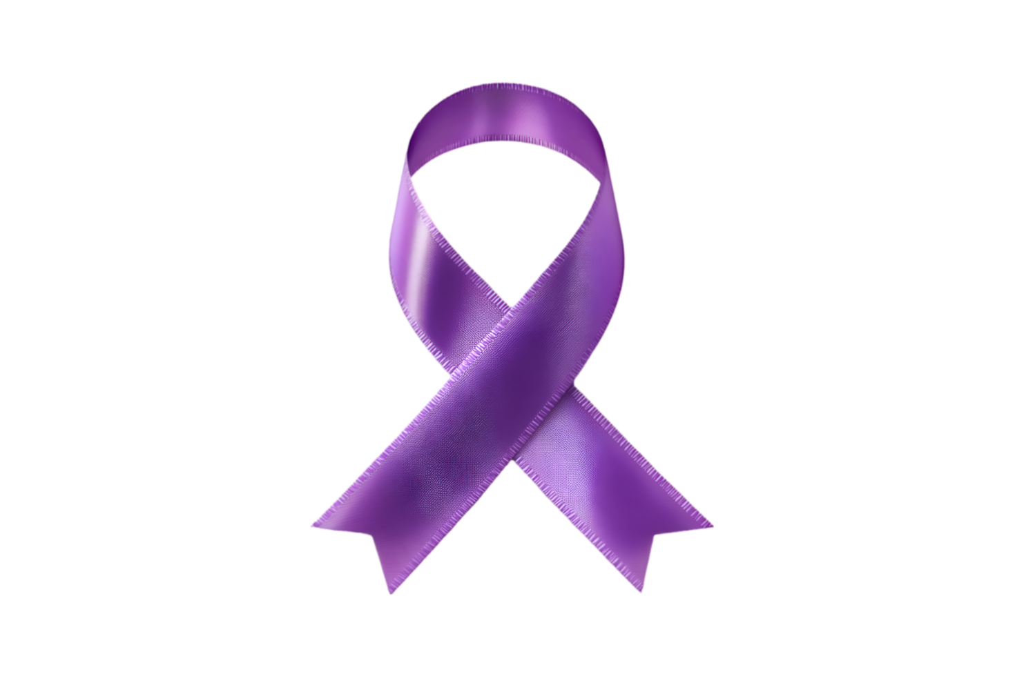 Purple ribbon awareness symbol hope support charity png