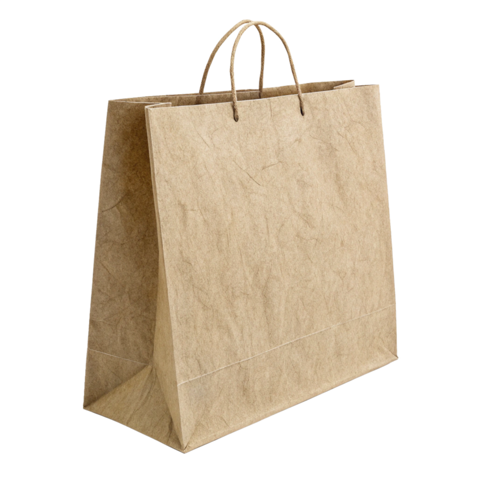 Brown Paper Shopping Bag Retail Packaging Eco Friendly Gift Bag, png