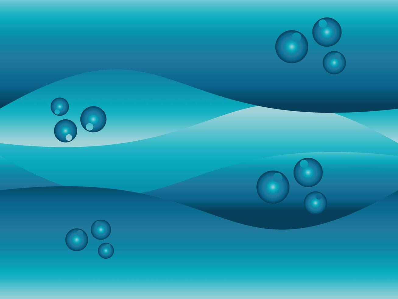 Serene Nature Water Background, Calm Blue Hues and Gentle Ripples vector