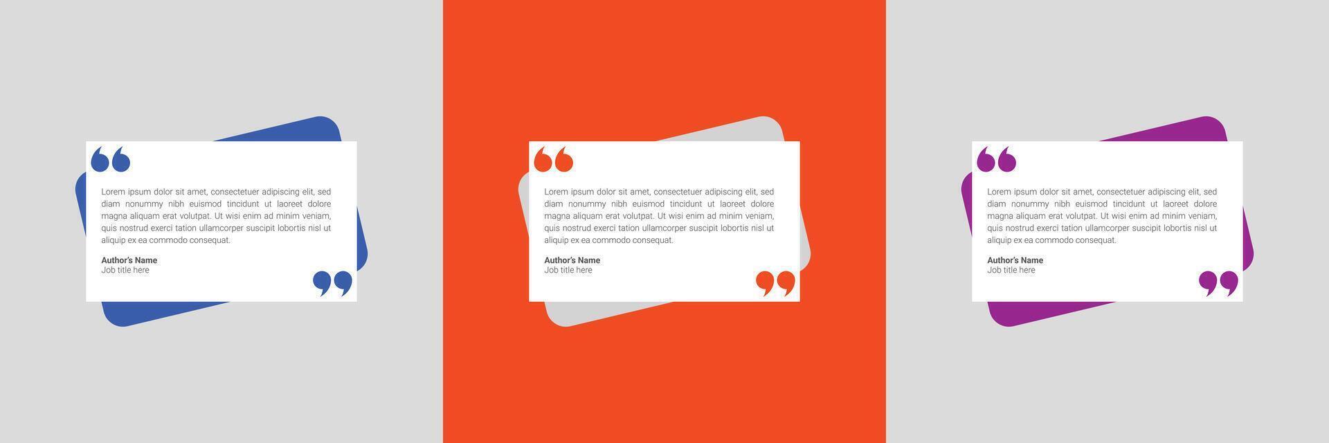 Title Communication or suggestion testimonial in chat bubble design. Bubble testimonial banner, quote, infographic. Social media post template designs for quotes. Creative Testimonial, client comment vector