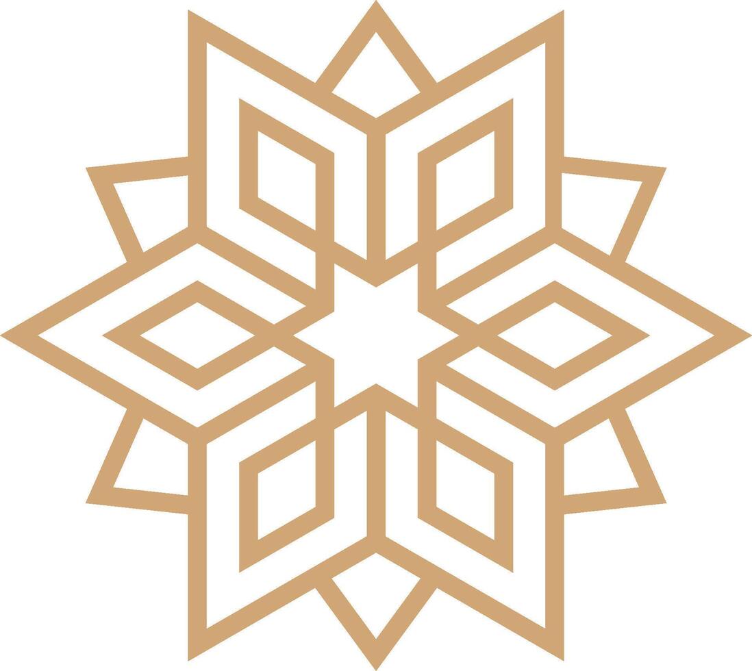 Mandala decoration in Islamic style vector