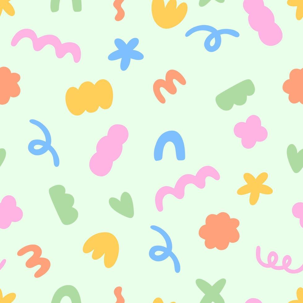 playful abstract pattern vector