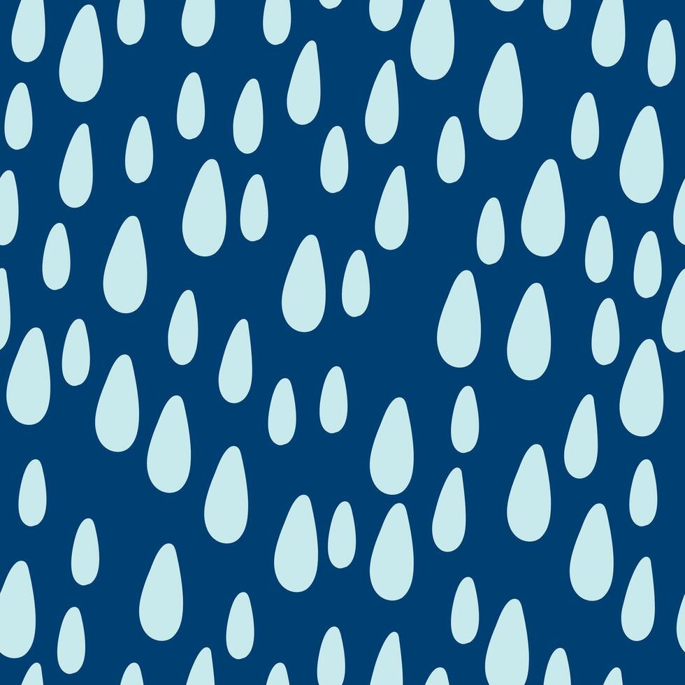 rain drops pattern vector