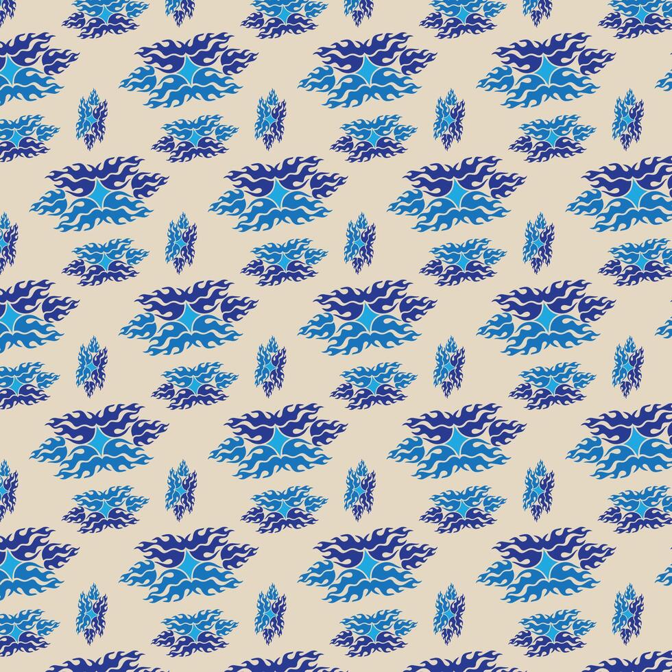 Repeating abstract celestial shapes vector