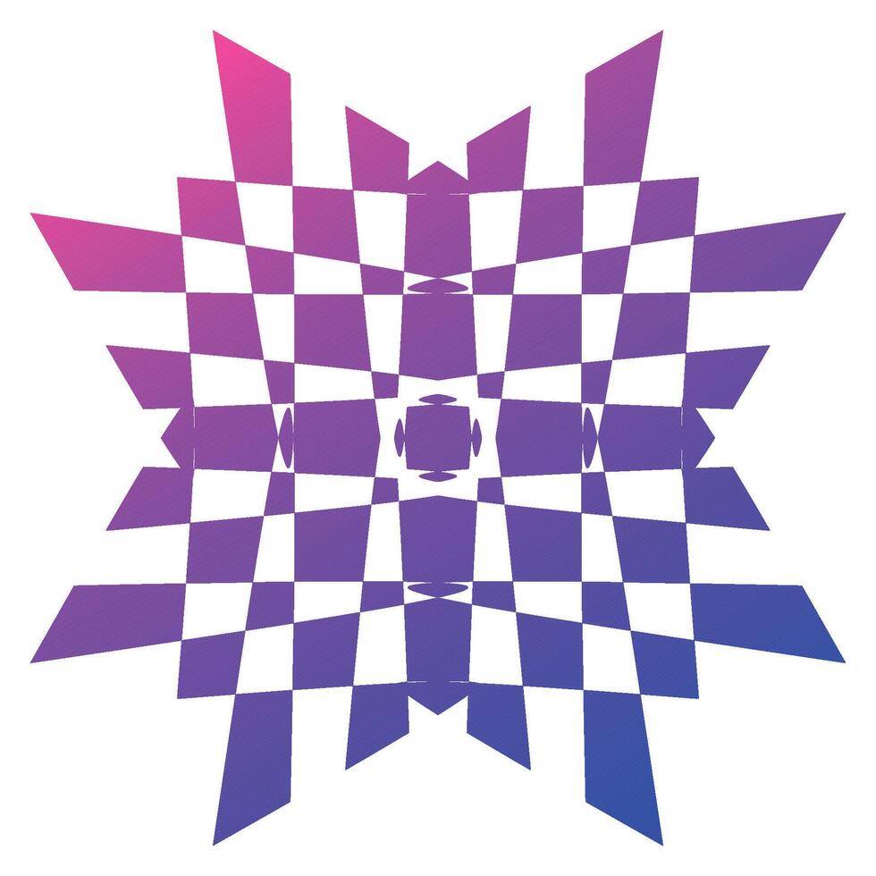 Abstract Geometric Composition with Gradient Color Palette vector