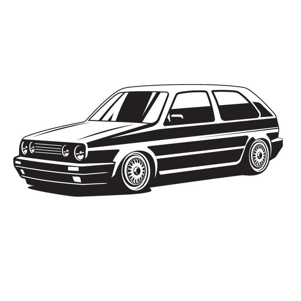 car vehicle transportation black and white art vector