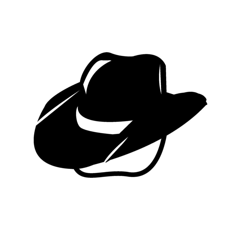 Cowboy hat icon vector