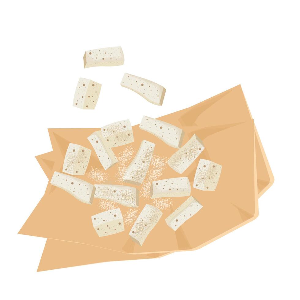 Illustration Logo Clipart Levitation Korean Traditional Candy Yeot vector