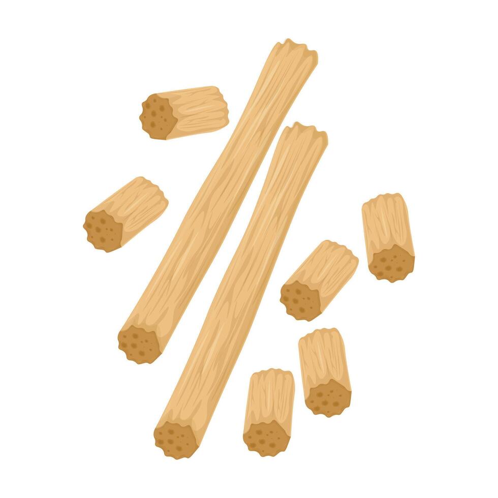 Illustration Logo Clipart Korean Stick Taffy or Changpyeong Yeot vector