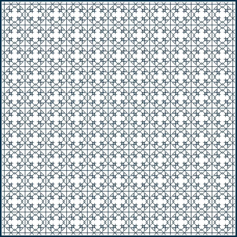 creative pattern of square and rhombus shape with dark outline vector