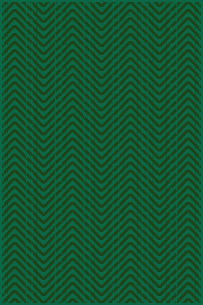 zig zag line pattern with unique monochrome dark green style vector