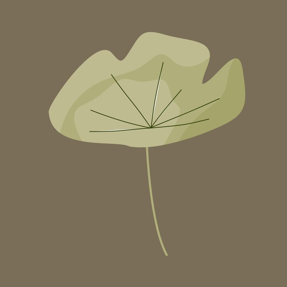 Leaf with autumn design vector