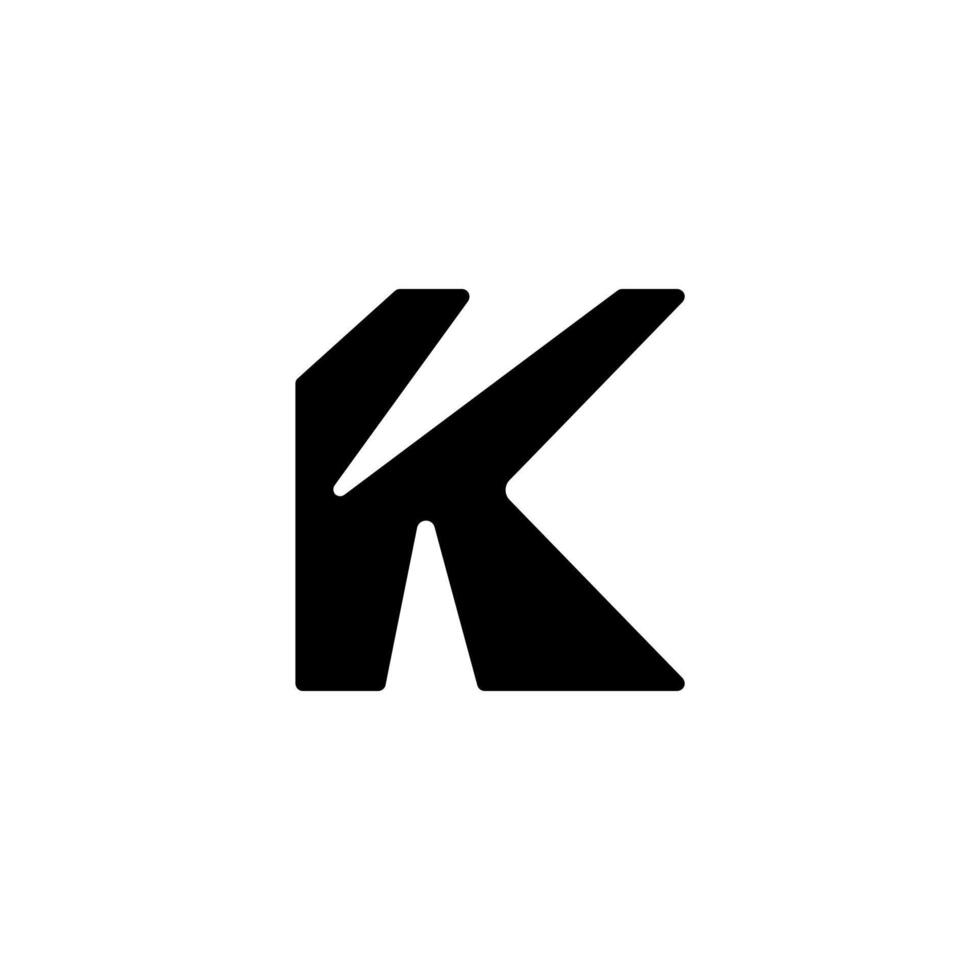 Letter K logo. icon, , symbol simple vector