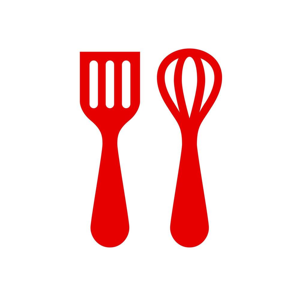 Kitchen utensils icon. Containing cutlery, spatula, frying pan, knife, spoon, fork, saucepan, bowl, plate, ladle, grater measuring spoons vector