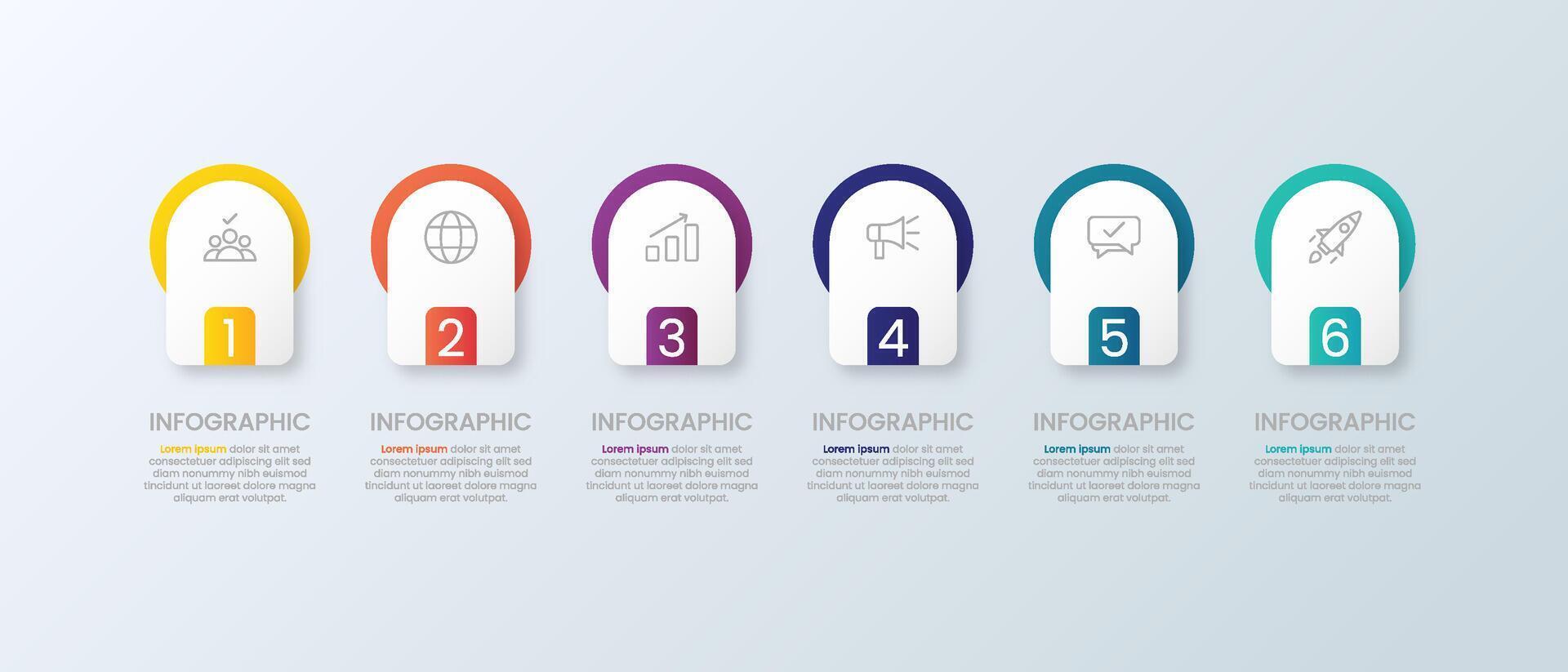 Infographic Timeline of Business Strategy vector