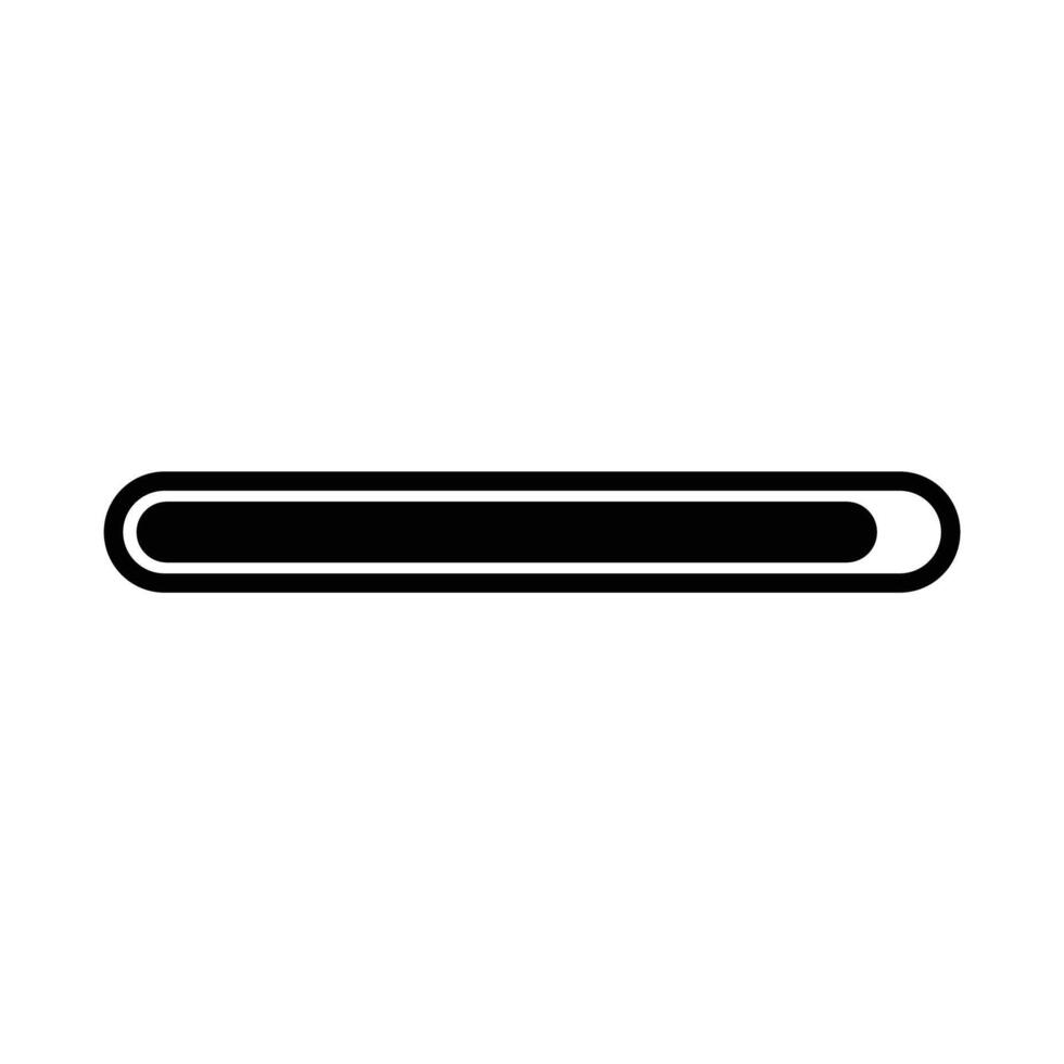Loading icon with black color background . Loading bar and percentage vector