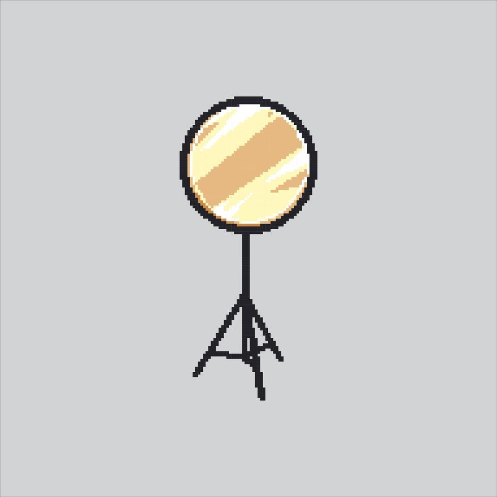 Pixel art of a standing light vector