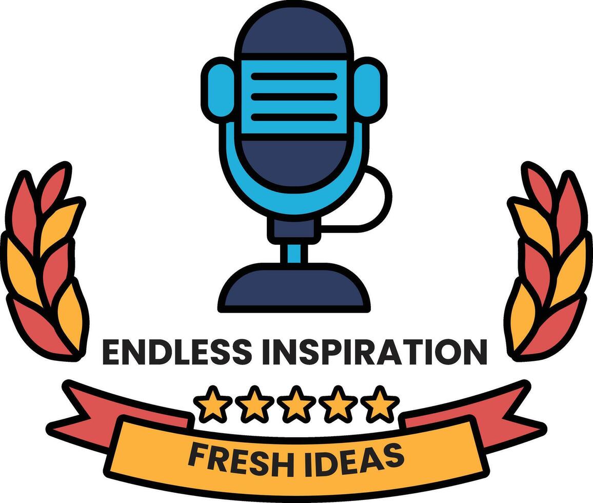 Endless inspiration fresh ideas logo vector