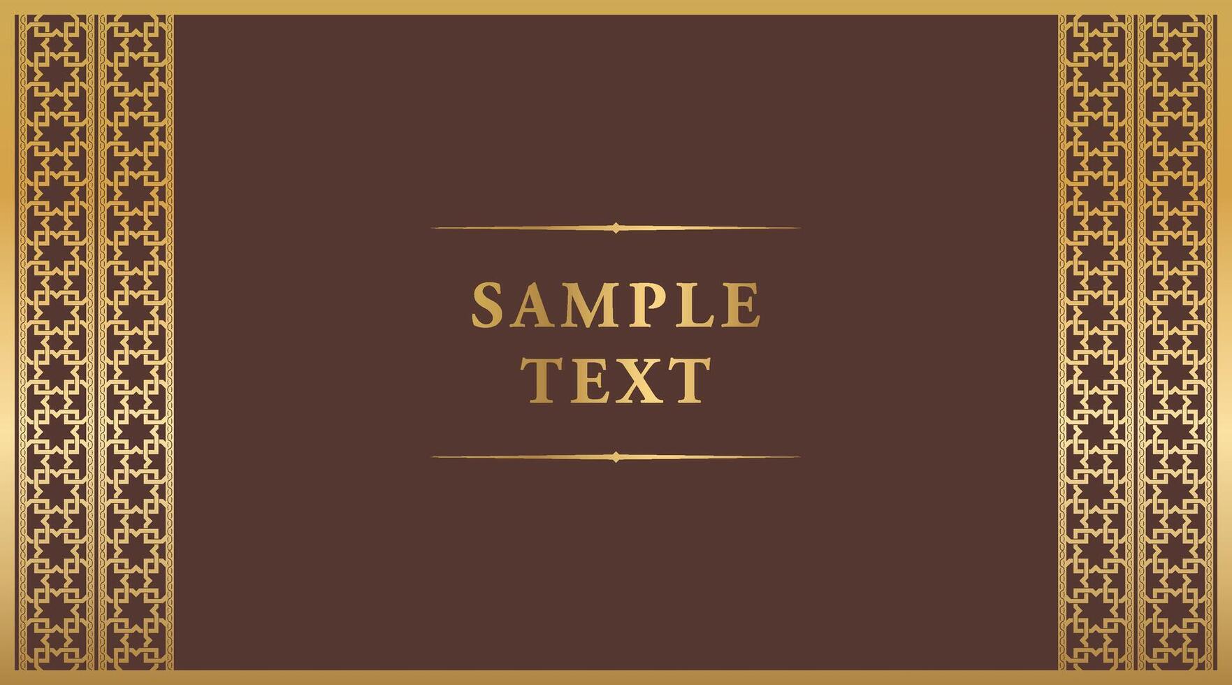 Elegant decorative design with sample text vector