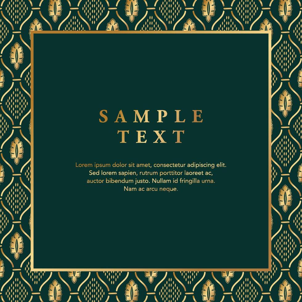 Elegant patterned background design vector