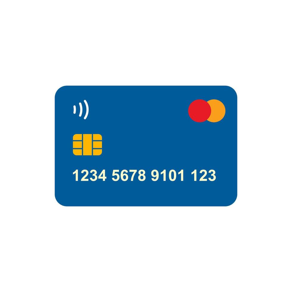Bank Card Icon vector