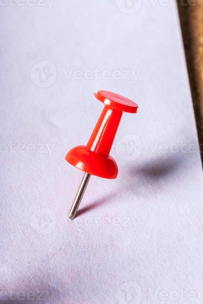 Red Push Pin photo