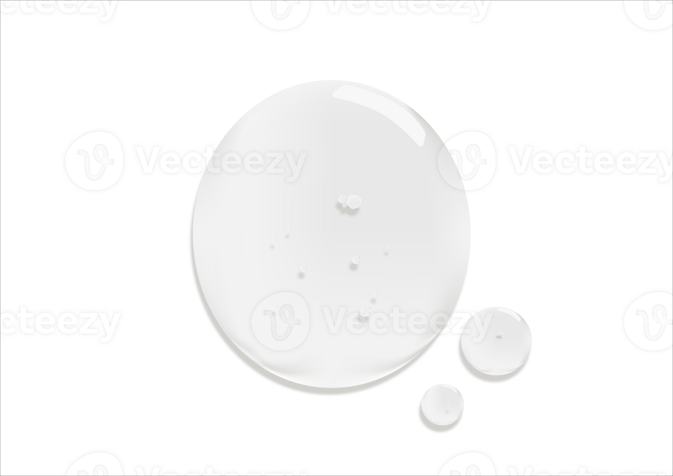 Realistic cosmetic serum drop of liquid drops serum gel or collagen skin care png