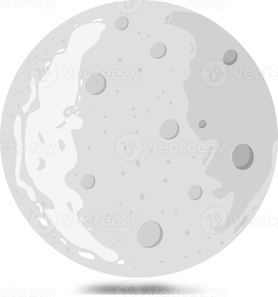 full moon illustration png