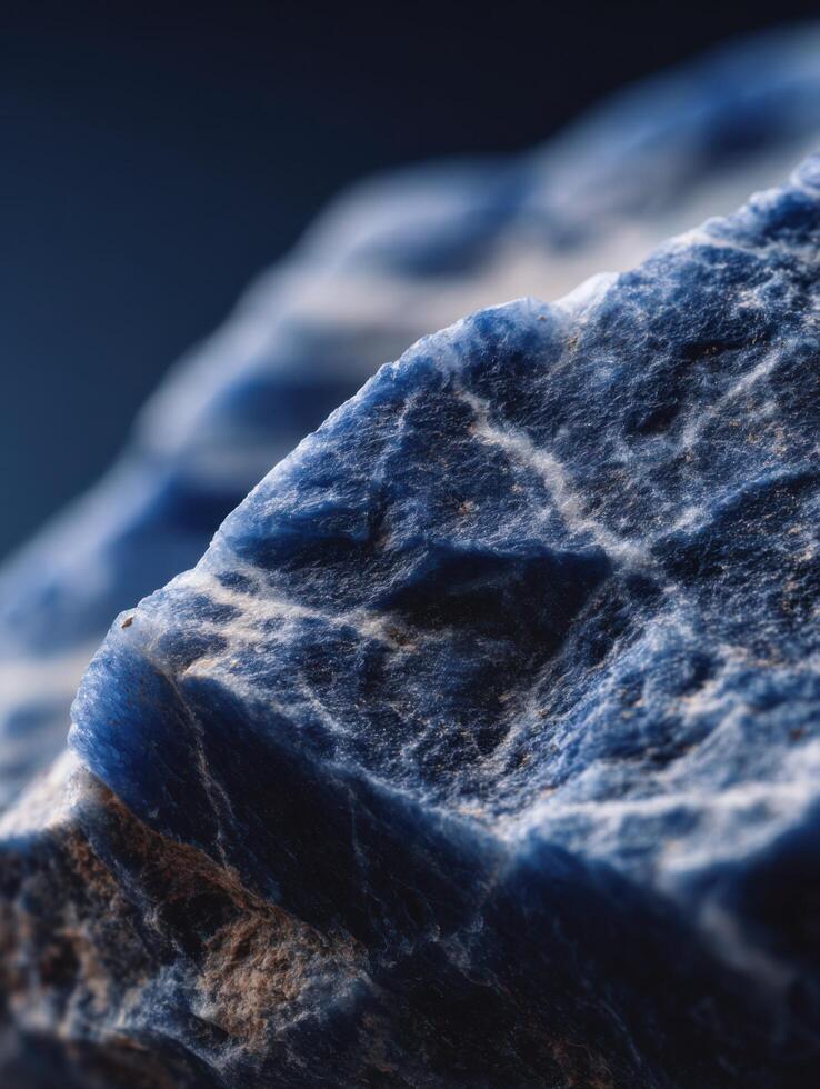 Natures Deep Blue Is Found In Raw Sodalite photo
