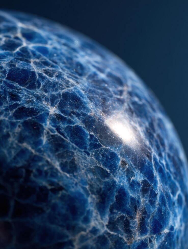Natures Calming Blue A Polished Sodalite photo