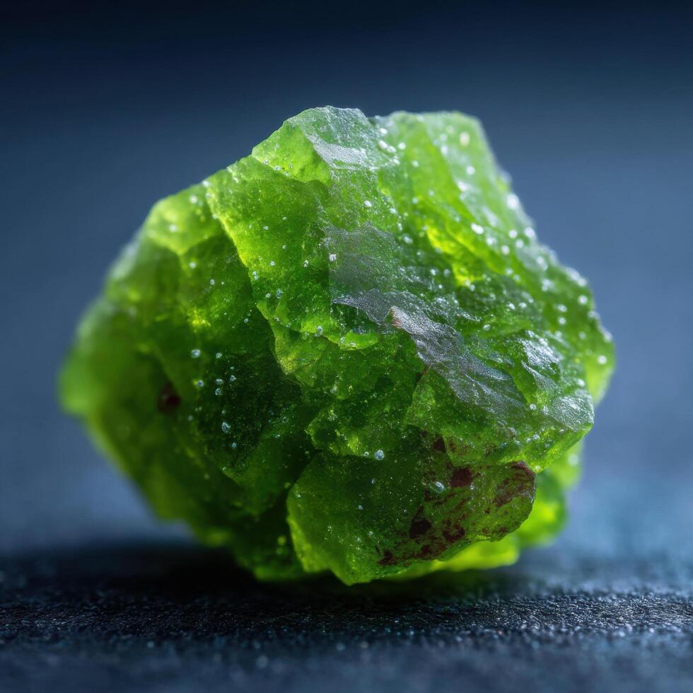 Natures Earthy Glow Is Found In Raw Peridot photo