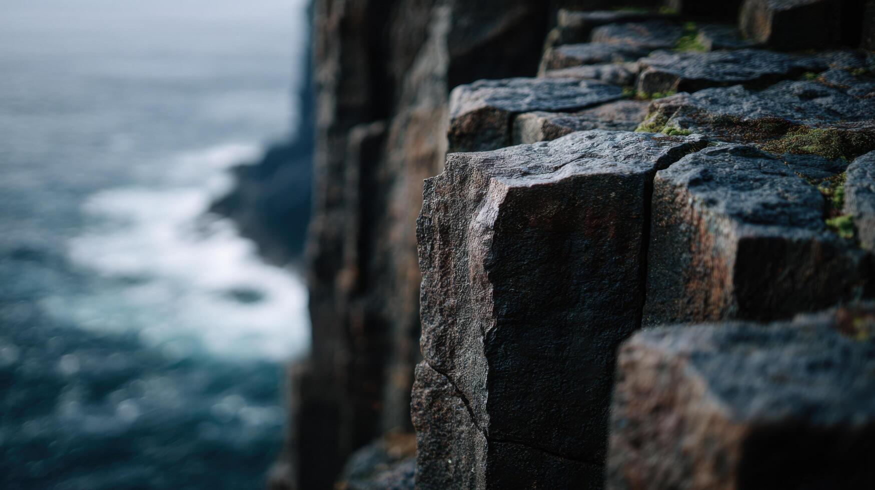 Powerful And Imposing Columns Of Basalt photo