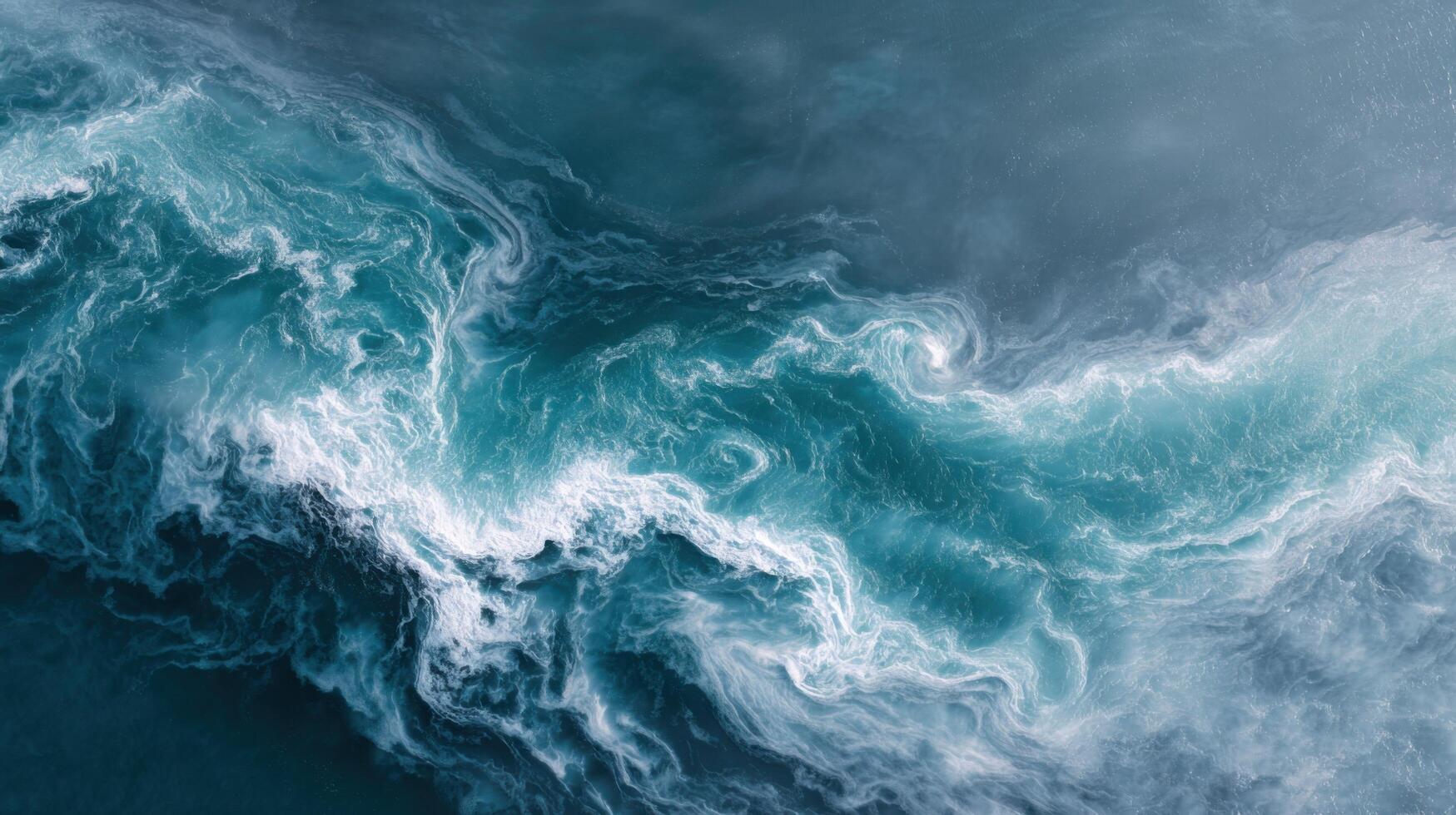Ocean Currents That Are Mesmerizing From The Air photo