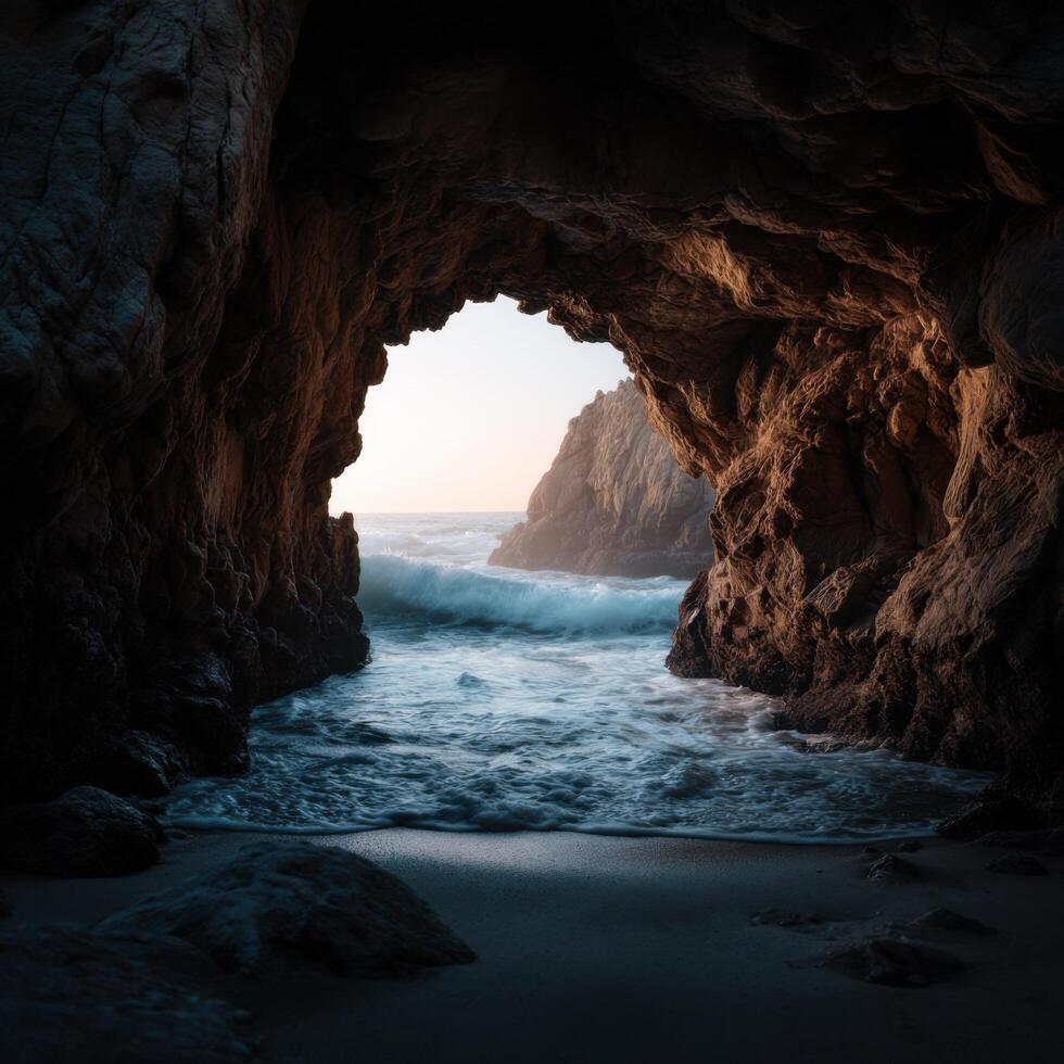 The Ancient And Mysterious Secrets Within A Seaside Cave photo
