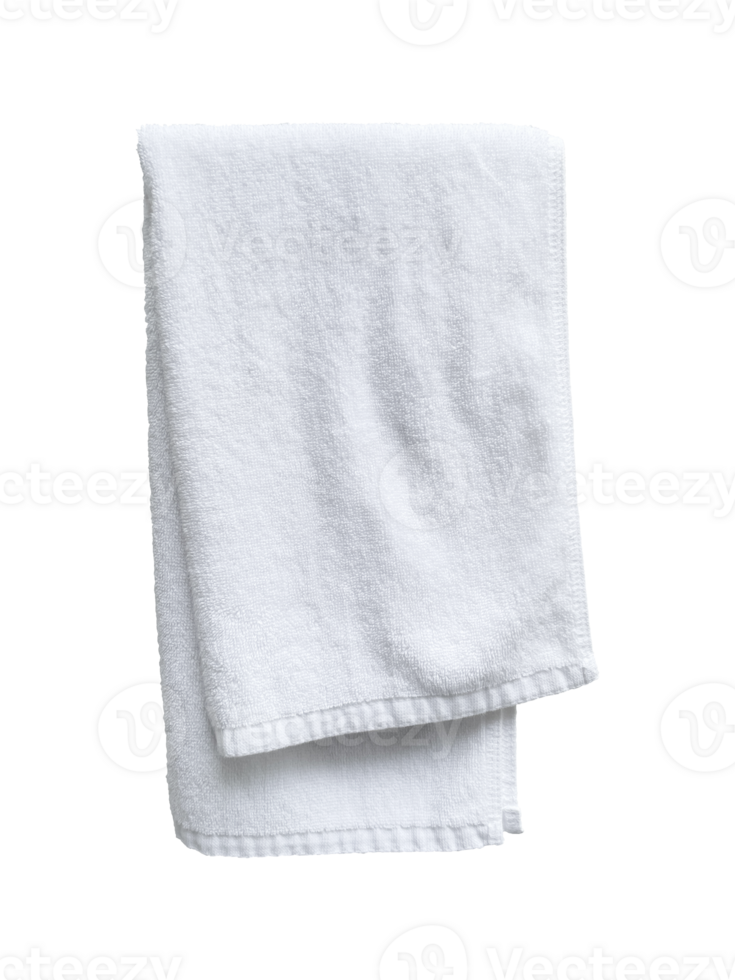 white clean towel isolated png
