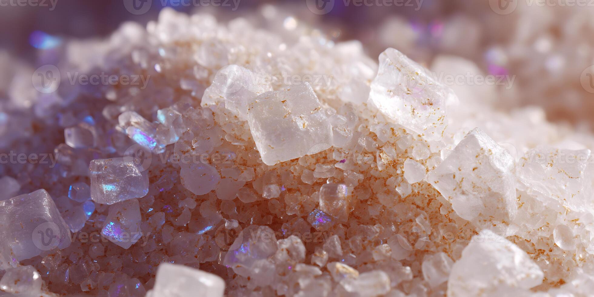 Macro Shot of Salt in Detail. photo