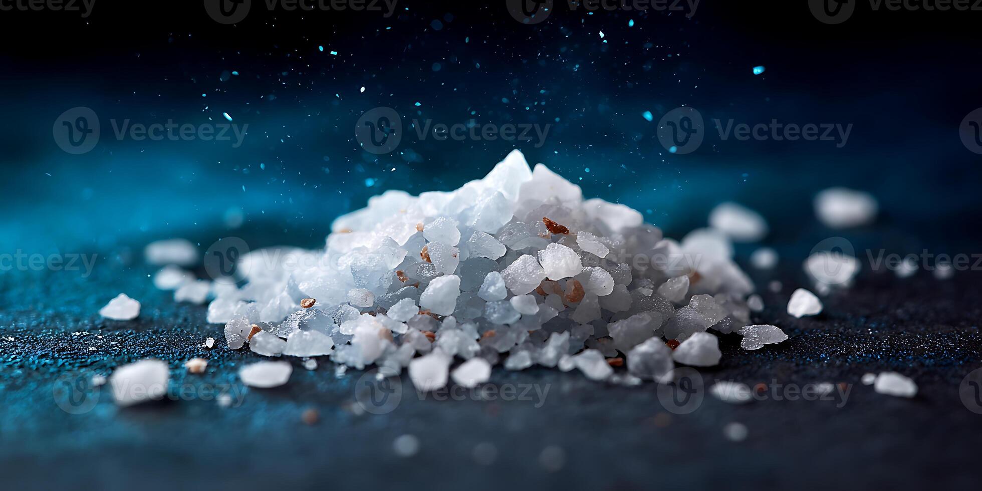 Macro Shot of Salt background photo