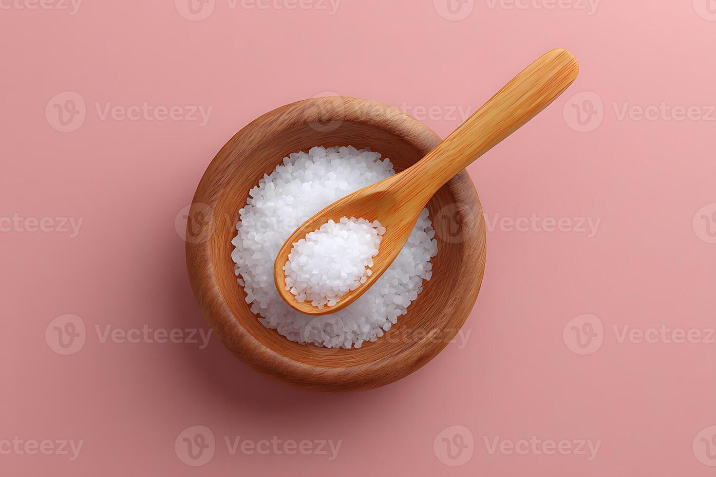 Gourmet Salt Flat Lay for Menu or Recipe photo
