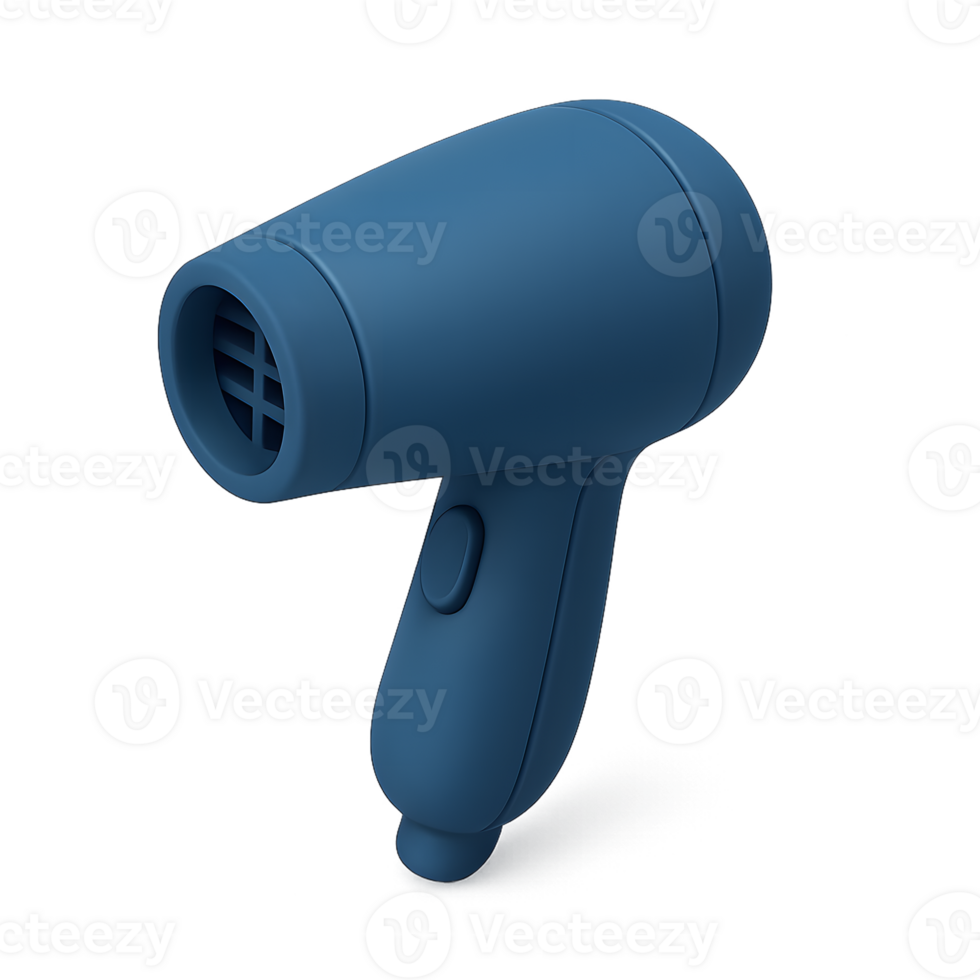 3D Isometric Barbershop Hairdryer Icon png