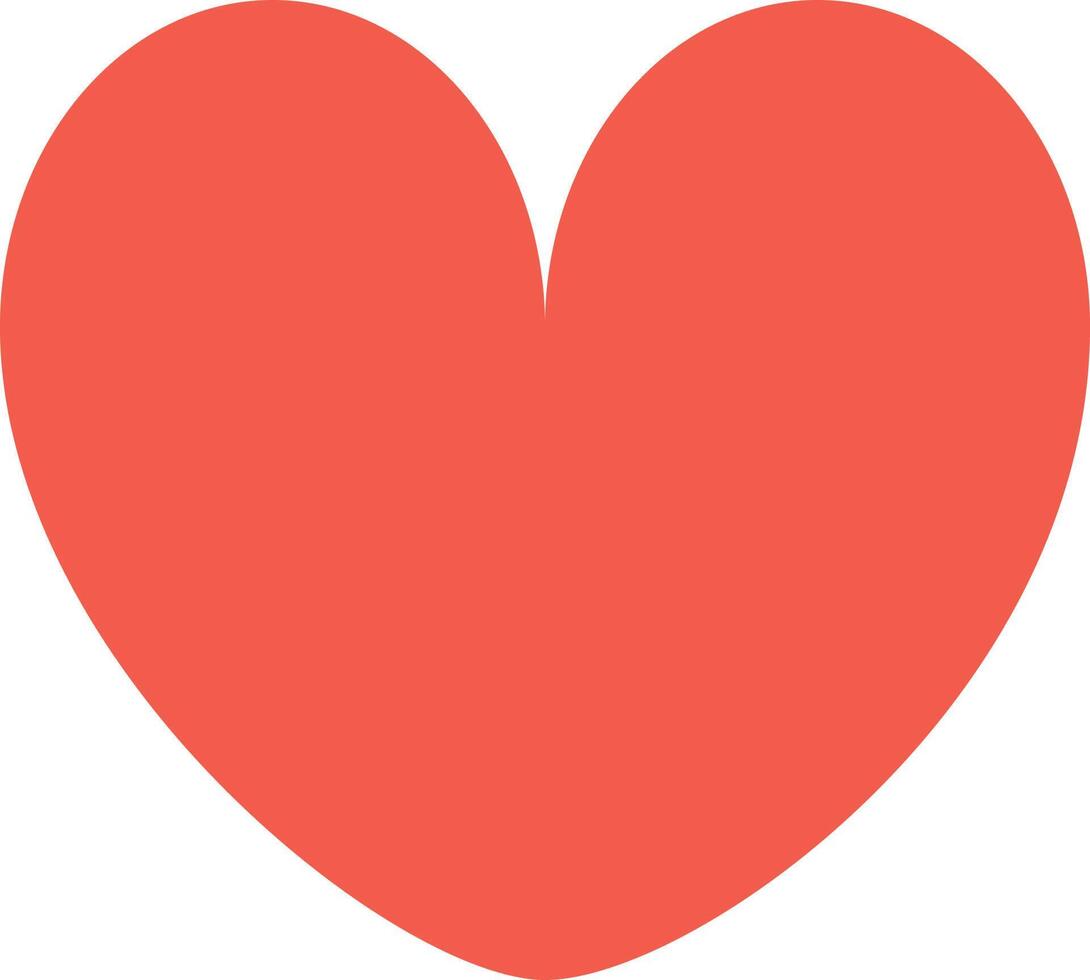 Heart simple illustration vector