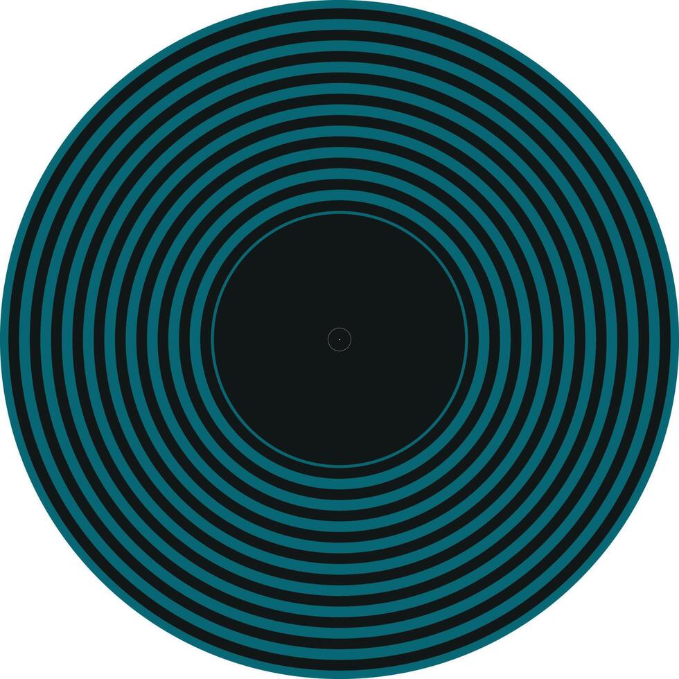 Simple illustration of a vintage retro plate vector