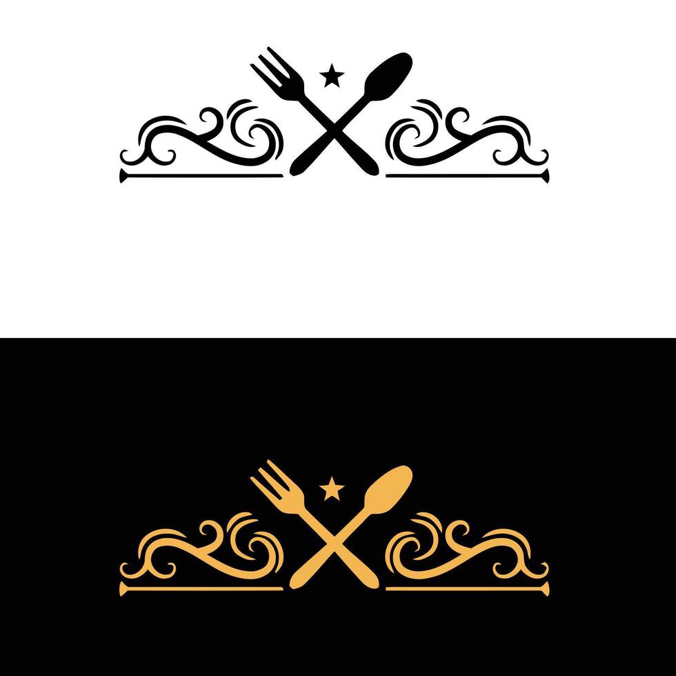 Two logos for a restaurant or bar vector