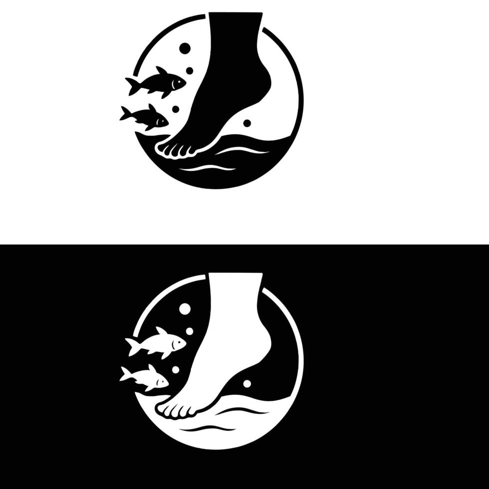 Two logos for a shoe company vector