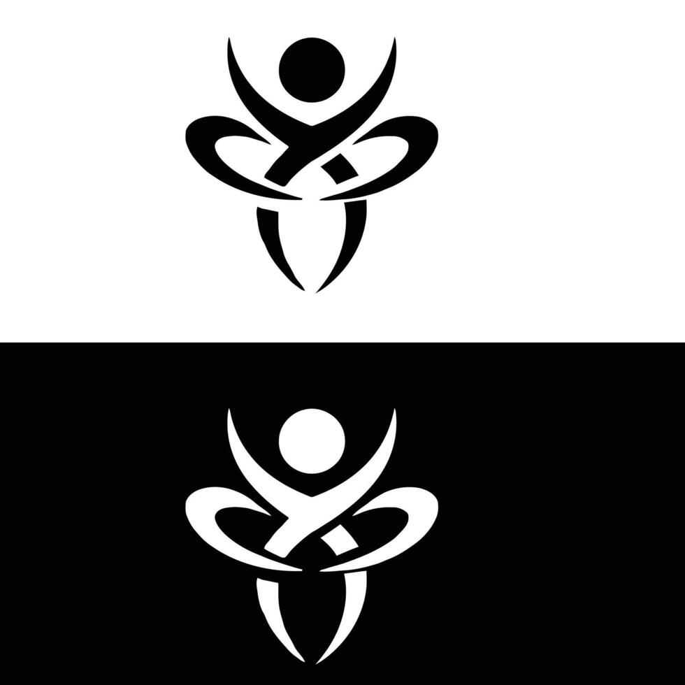 A logo for a company that is called the people vector