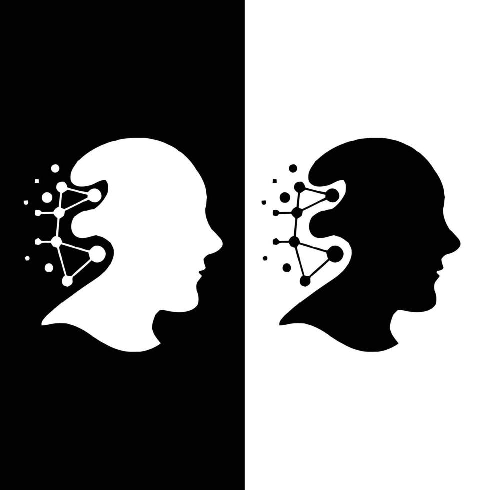 silhouette of a flower logo design . vector