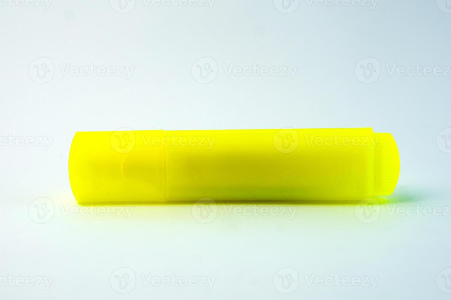 A Bright yellow highlighter pen with a chisel tip for smooth, precise marking. Perfect for students, office work, and note-taking. Fast-drying, smudge-proof, and long-lasting ink. photo