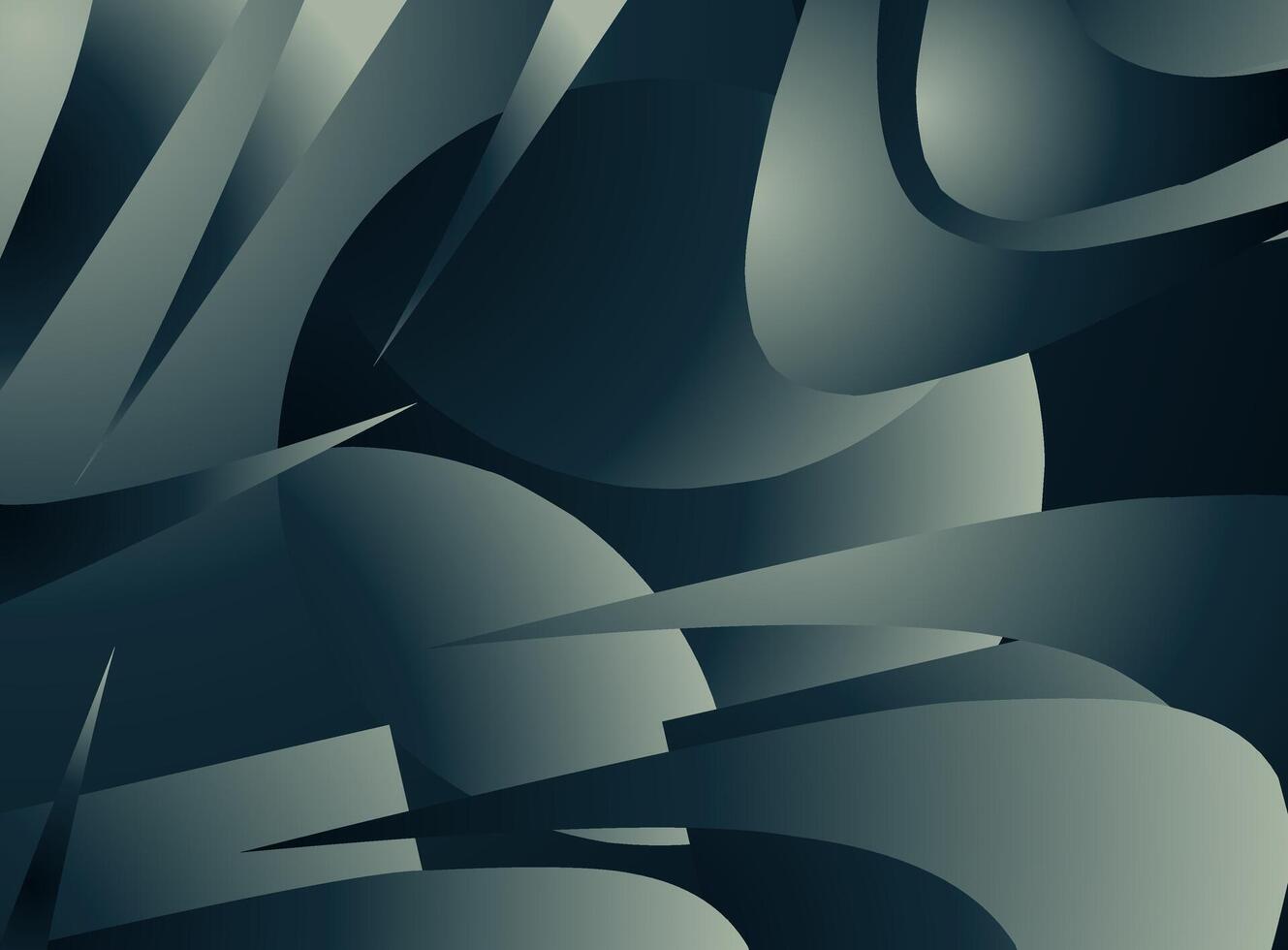 abstract blue background with some smooth lines vector