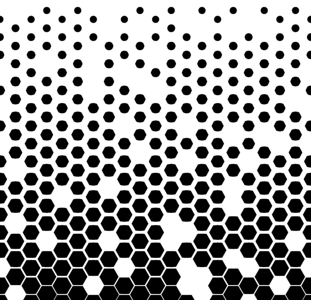 Abstract geometric black and white graphic design print halftone triangle pattern vector