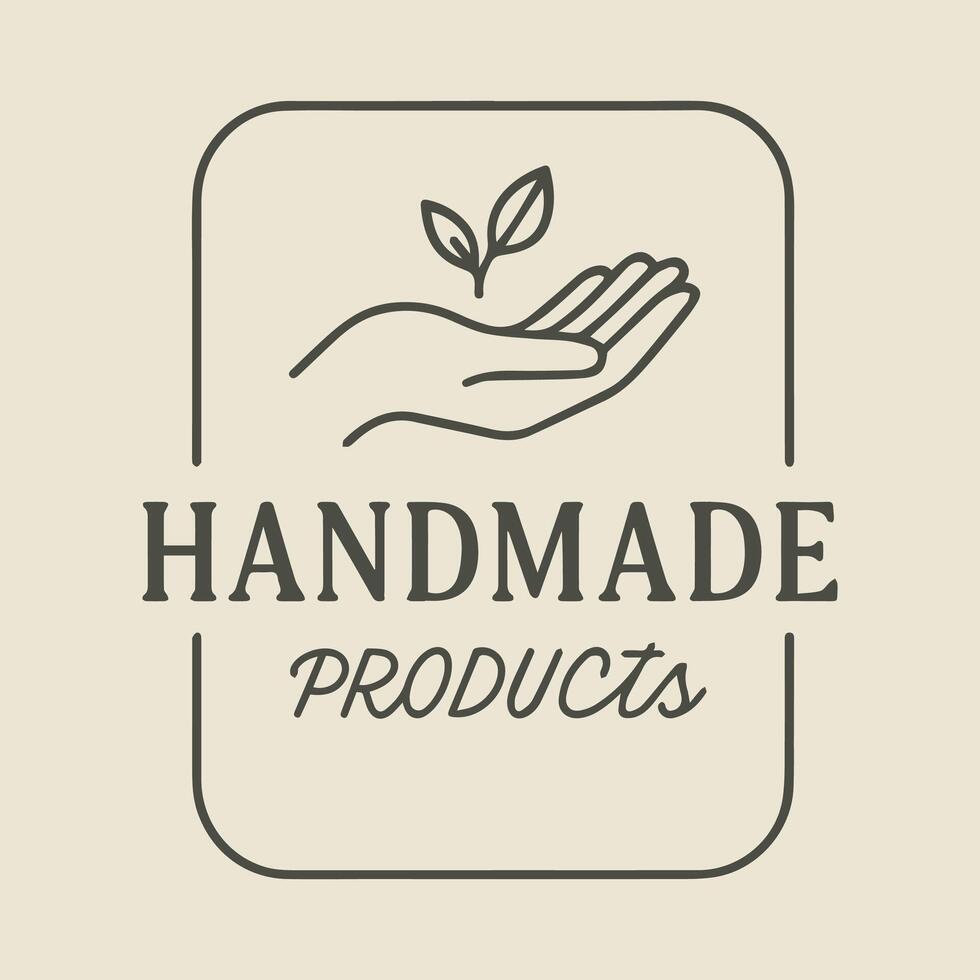 Elegant Hand Crafted Products A Symbol of Natural Goodness and Care vector