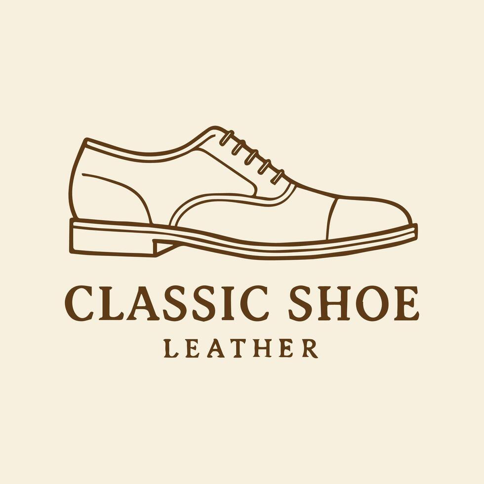 Elegant Classic Shoe Design Perfect for Branding and Fashion Projects vector